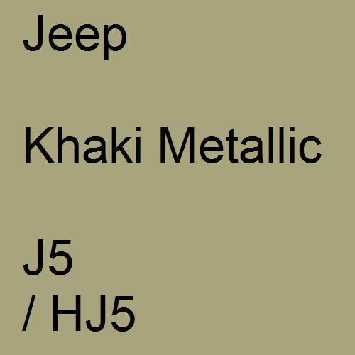 Jeep, Khaki Metallic, J5 / HJ5.